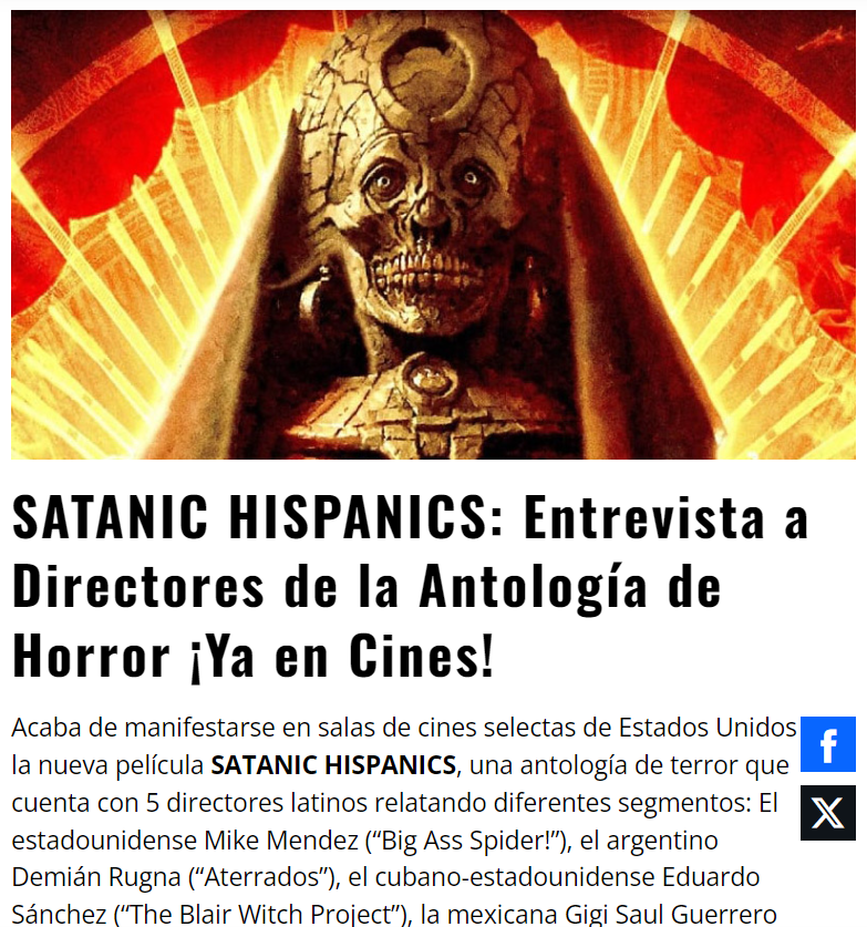 SATANIC HISPANICS: Entrevista a Directores de la Antología de Horror ¡Ya en Cines!